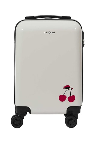 Mala de cabine low-cost XS Cerise - Branco