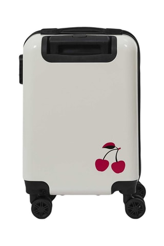 Mala de cabine low-cost XS Cerise - Branco