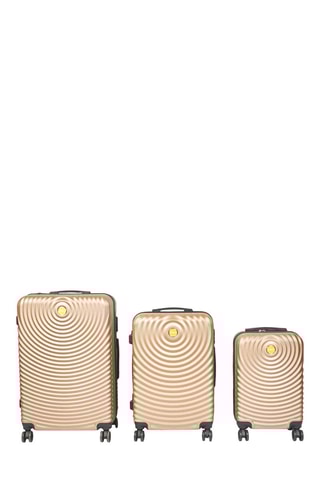 Conjunto de 3 malas Londres Bege