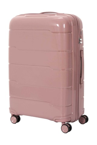 Conjunto de 3 malas e nécessaire Madrid - Rosa - 56/66/76/28 cm