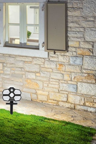 Candeeiro solar de exterior LED - Branco