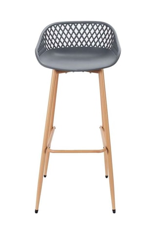 Banco de bar Malaga 
Cinzento e imitação de madeira