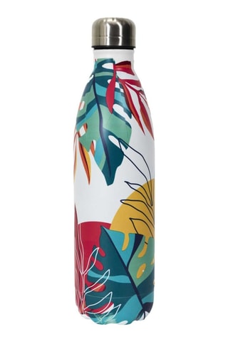 Garrafa isotérmica em aço inoxidável e silicone - 100 cl - Modelo aleatório