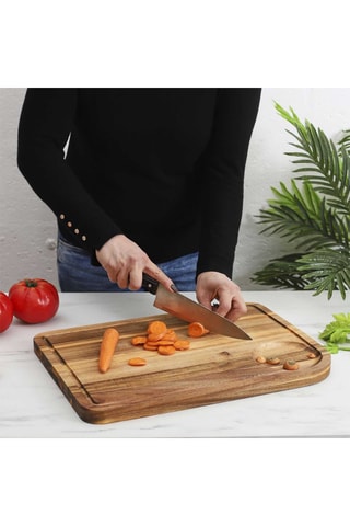 Tábua para cortar de acácia - 46 x 1,5 x 34,5 cm