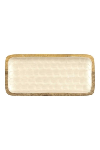 Travessa em madeira de mangueira Nerina - 30 x 14 x 5,5 cm
