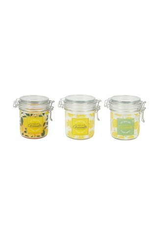 2 velas perfumadas frasco Citronela - Modelo aleatório