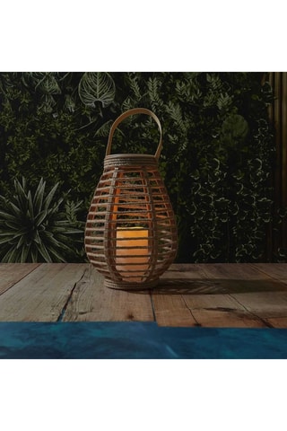 Lanterna solar LED - Bege