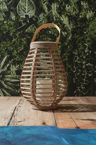 Lanterna solar LED - Bege