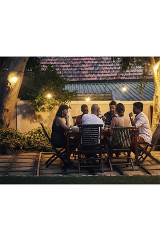 Grinalda solar de exterior LED - 20 LED 1,25 m