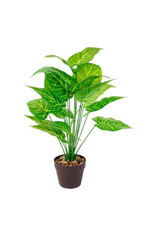 Planta artificial - Modelo aleatório - 12,8 x 12,8 x 55 cm