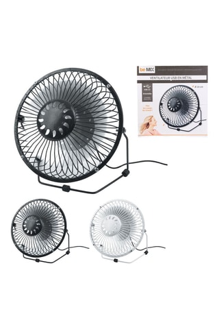 Ventoinha metal USB Cor aleatória