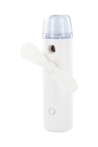 Ventoinha recarregável com vaporizador - Branco