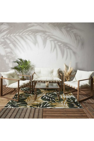 Conjunto de jardim Cagliari 4 lugares