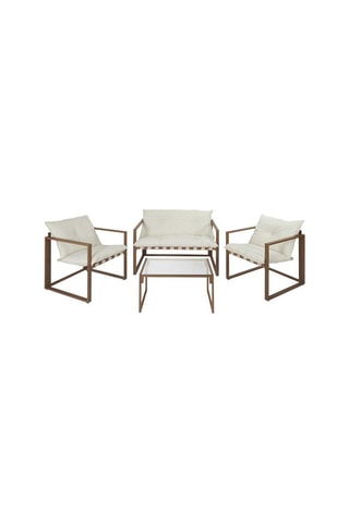 Conjunto de jardim Cagliari 4 lugares