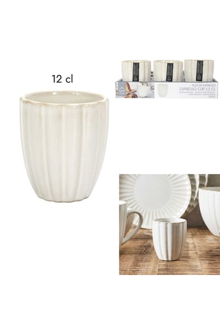 6 canecas de grés - 12 cl