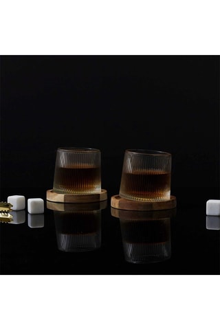 2 copos de whisky - 2 x 16 cl