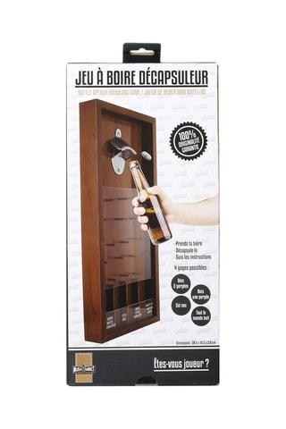 Jogo de beber abre caricas  Natural