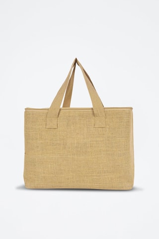 Saco isotérmico em juta - Natural