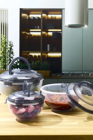 3 caixas herméticas - 580 cl