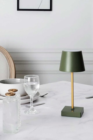 Candeeiro LED tátil de mesa - Verde