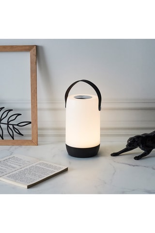 Candeeiro tátil LED Preto e branco