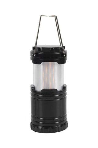 Candeeiro de campismo LED efeito de chama 11 x 9 cm