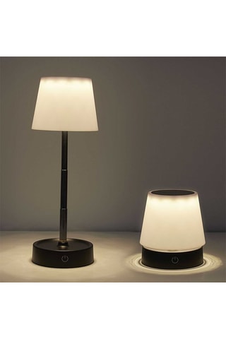 Candeeiro telescópico de mesa LED - Branco