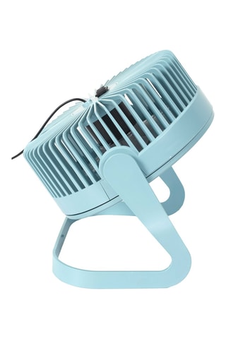 Ventoinha de mesa silenciosa USB - Azul-claro