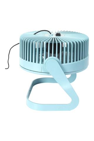 Ventoinha de mesa silenciosa USB - Azul-claro