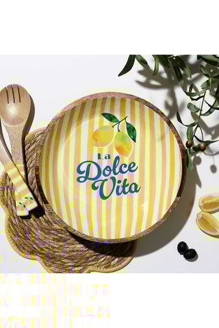 Saladeira em mangueira Dolce Vita Amarelo - 33 cm