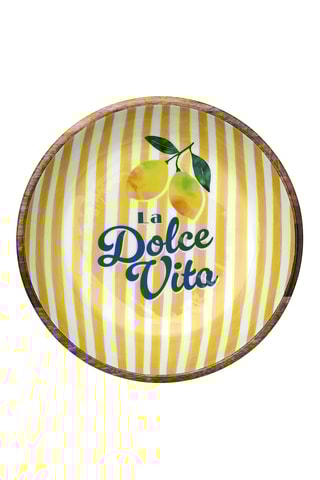 Saladeira em mangueira Dolce Vita Amarelo - 33 cm
