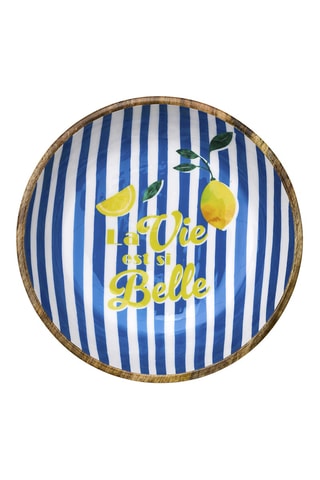 Saladeira em mangueira Dolce Vita Azul - 33 cm