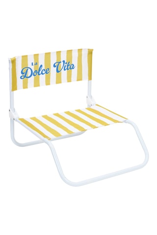 Cadeira de praia dobrável Dolce Vita - Amarelo - 47 x 44 x 52 cm