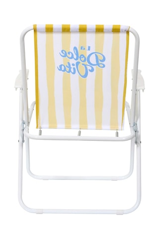 Cadeira dobrável Dolce Vita - Amarelo - 75 x 44 x 52 cm
