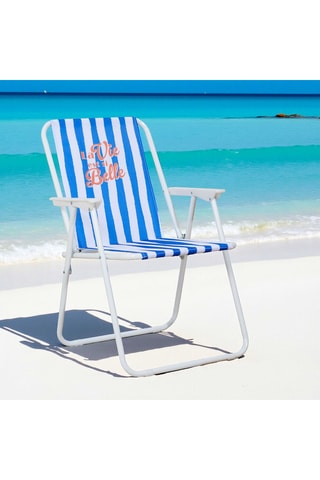 Cadeira dobrável Dolce Vita - Azul - 75 x 44 x 52 cm