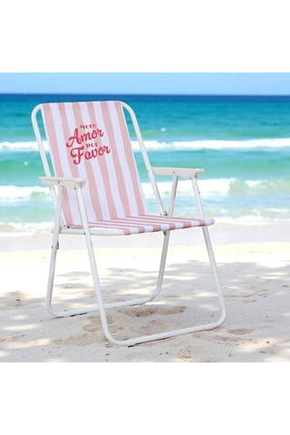 Cadeira dobrável Dolce Vita - Rosa - 75 x 44 x 52 cm