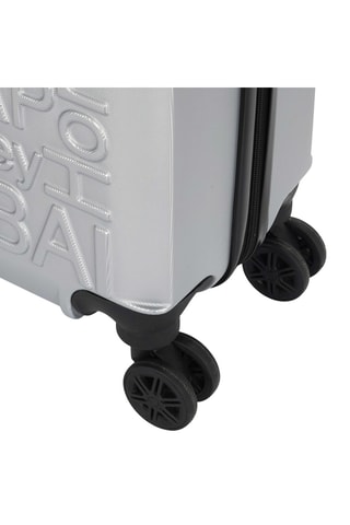 Conjunto de 3 malas Copenhague - Preto, cinzento e branco - 56/65/75 cm