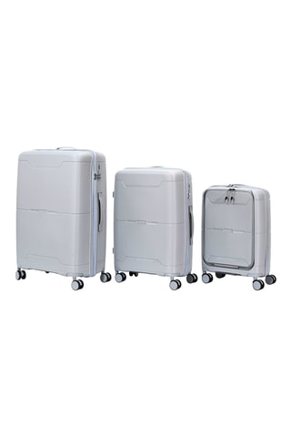 Conjunto de 3 malas Sydney - Cinzento-claro - 55/65/75 cm