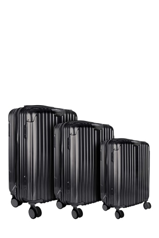 Conjunto de 3 malas New York - Preto - 57/64/76 cm