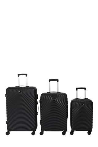 Conjunto de 3 malas Barcelone - Preto - 58/68/78 cm