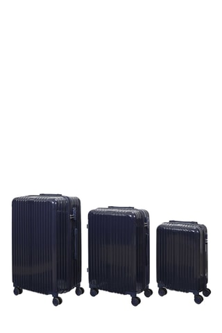 Conjunto de 3 malas New York - Azul-marinho - 57/64/76 cm