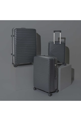 Conjunto de 3 malas Dubai - Preto - 55/76/85 cm