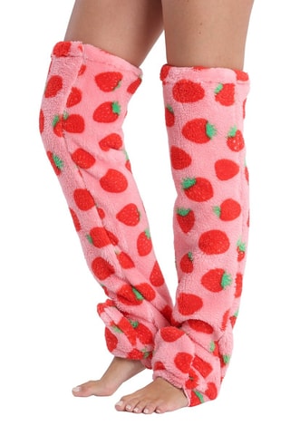 Chaussettes - Fraise - Rose