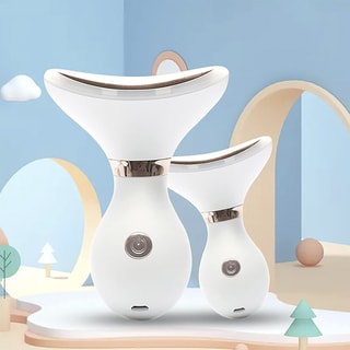 Masseur chauffant 5 en 1 avec lumières LED - Visage