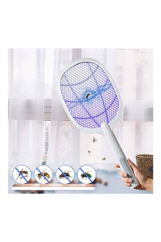 Raquette électrique anti-moustiques