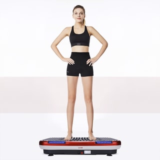 Plateforme vibrante thérapeutique - Réflexologie magnétique - 120 vitesses & Bluetooth - Corps