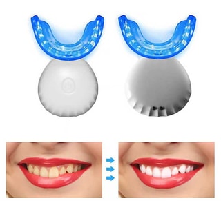 Appareil blanchisseur de dents LED - Blanc