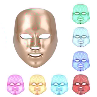 Masque de luminothérapie LED - Doré - Visage