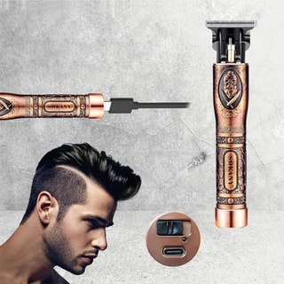 Tondeuse à cheveux & barbe - 1200 mAh - Doré