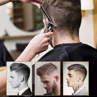 Tondeuse à cheveux & barbe - 1200 mAh - Doré